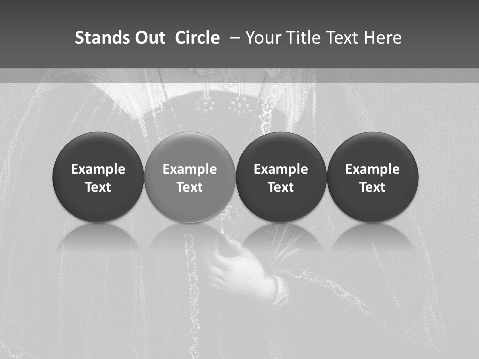 Scotland Female Engraving PowerPoint Template