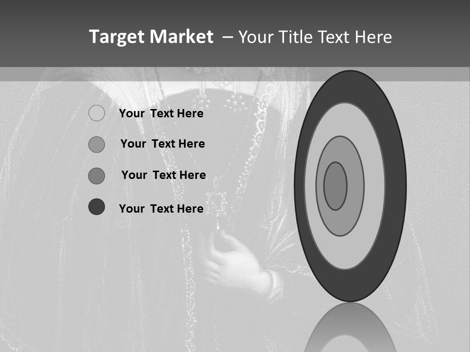 Scotland Female Engraving PowerPoint Template