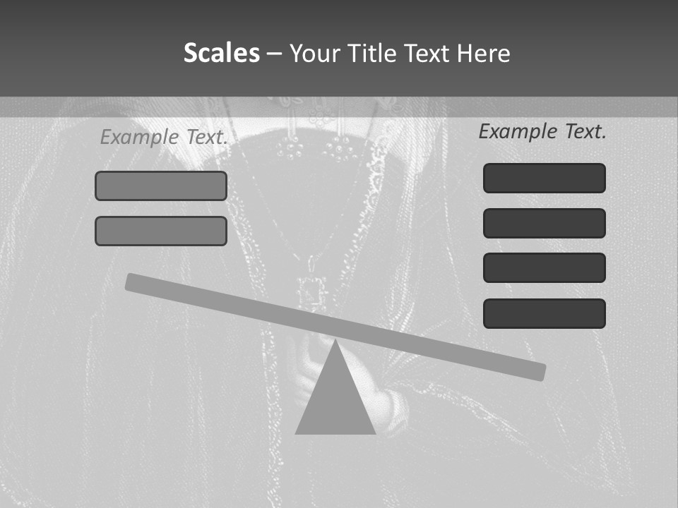 Scotland Female Engraving PowerPoint Template