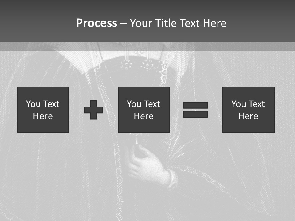Scotland Female Engraving PowerPoint Template