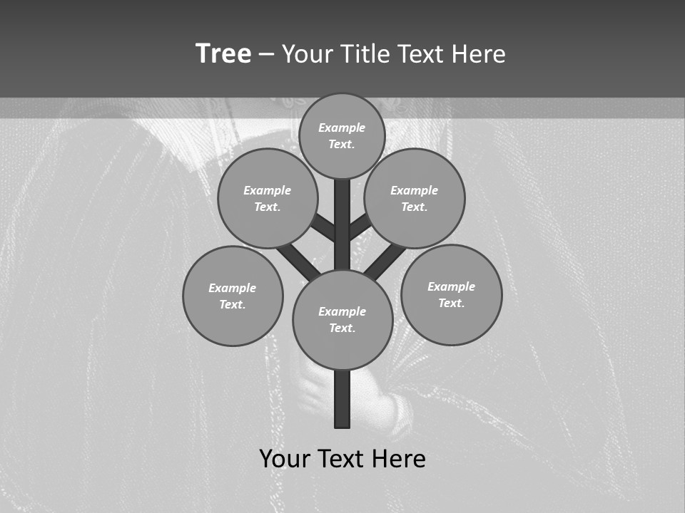 Scotland Female Engraving PowerPoint Template