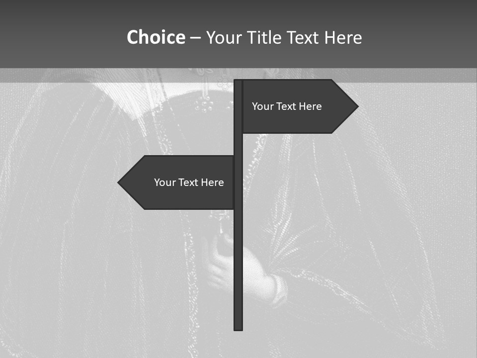 Scotland Female Engraving PowerPoint Template