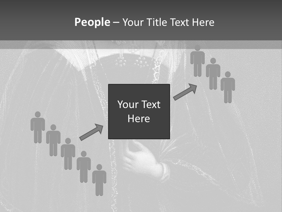 Scotland Female Engraving PowerPoint Template