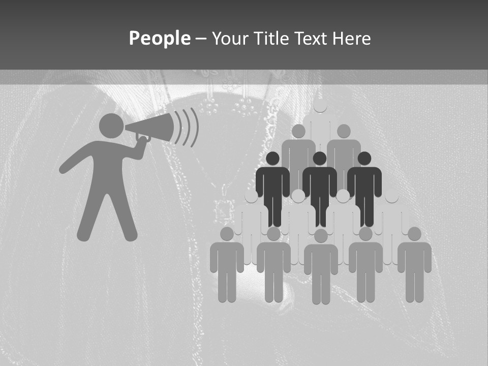 Scotland Female Engraving PowerPoint Template