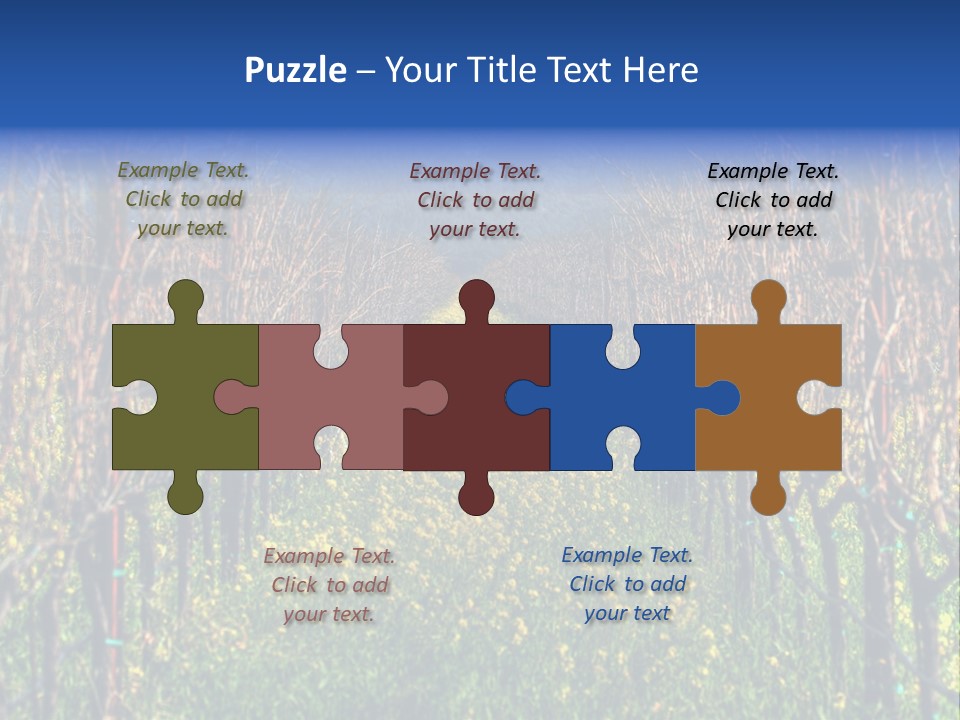 Hill Winery Harvesting PowerPoint Template