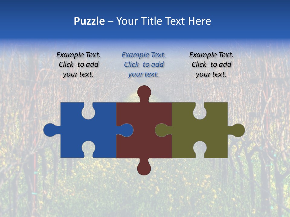 Hill Winery Harvesting PowerPoint Template