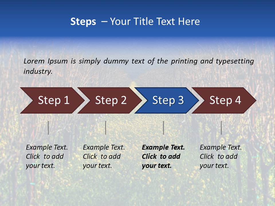 Hill Winery Harvesting PowerPoint Template