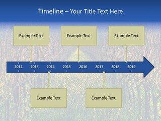 Hill Winery Harvesting PowerPoint Template