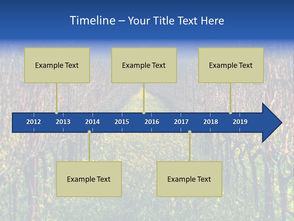 Hill Winery Harvesting PowerPoint Template