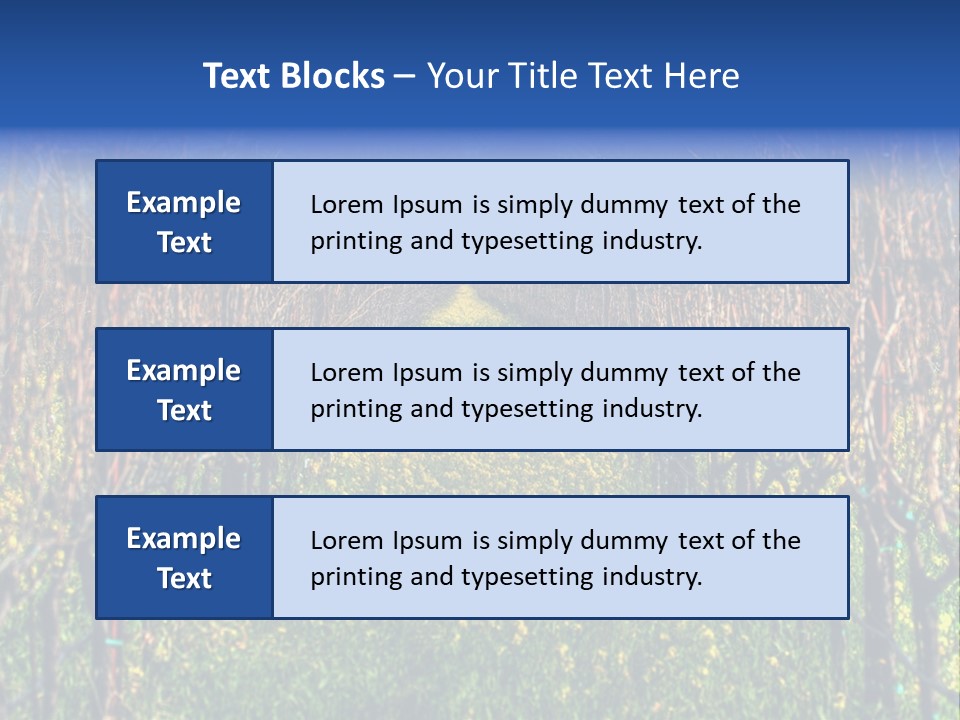 Hill Winery Harvesting PowerPoint Template