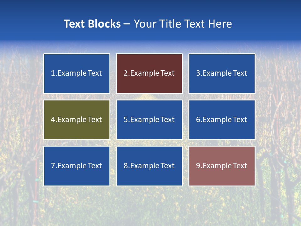 Hill Winery Harvesting PowerPoint Template