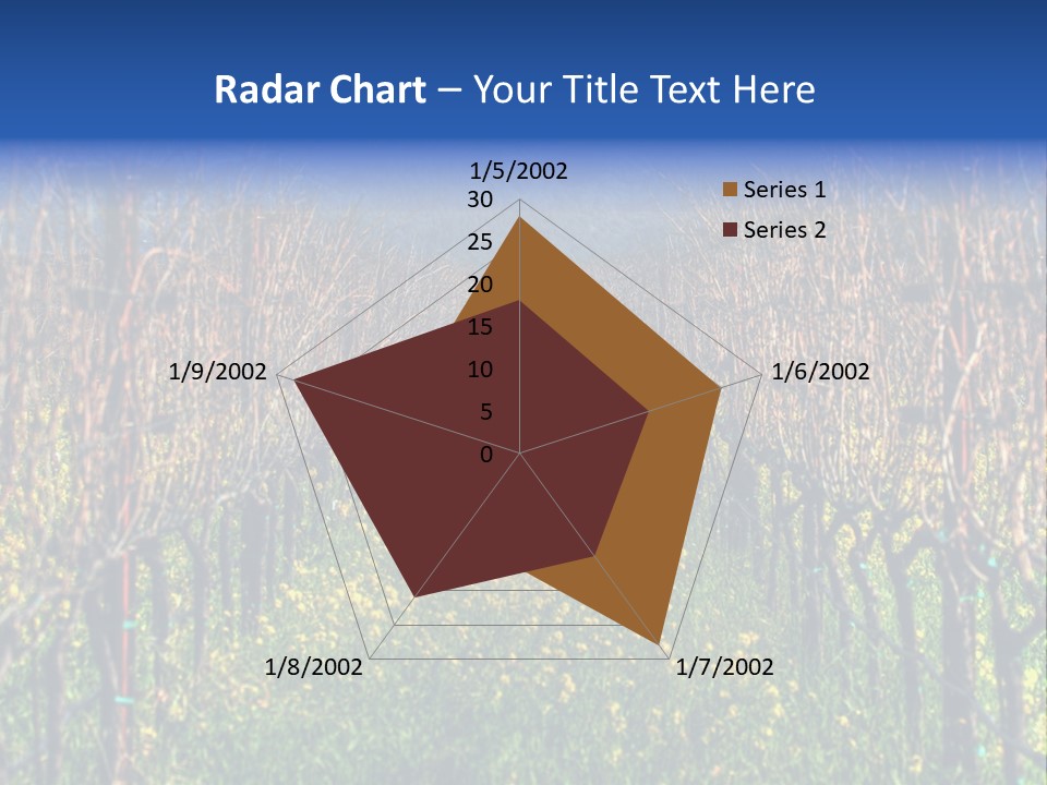 Hill Winery Harvesting PowerPoint Template