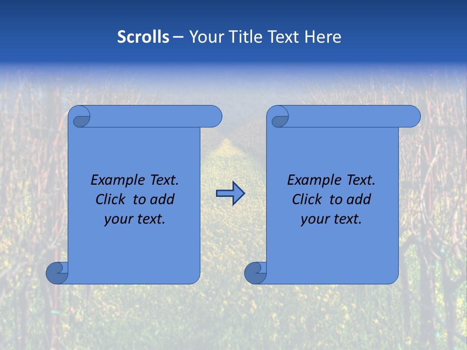 Hill Winery Harvesting PowerPoint Template