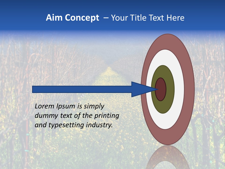 Hill Winery Harvesting PowerPoint Template