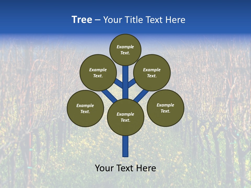 Hill Winery Harvesting PowerPoint Template