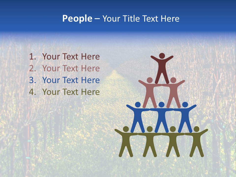 Hill Winery Harvesting PowerPoint Template