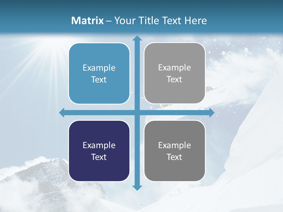 Resorts Speed Winter PowerPoint Template