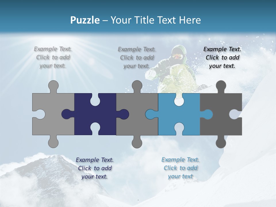 Resorts Speed Winter PowerPoint Template