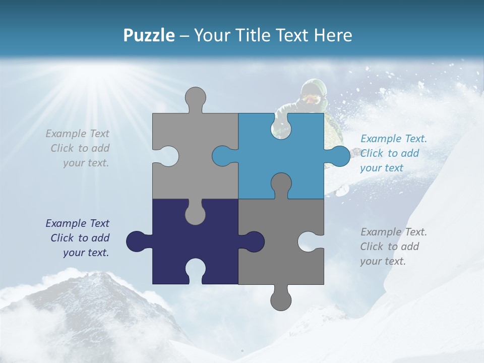 Resorts Speed Winter PowerPoint Template