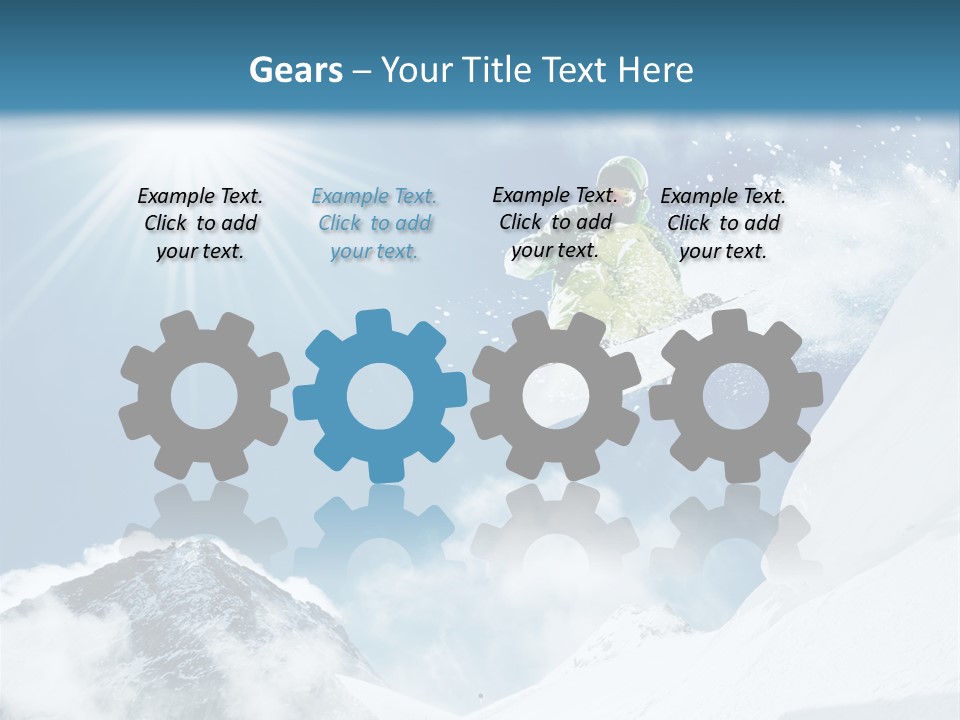 Resorts Speed Winter PowerPoint Template