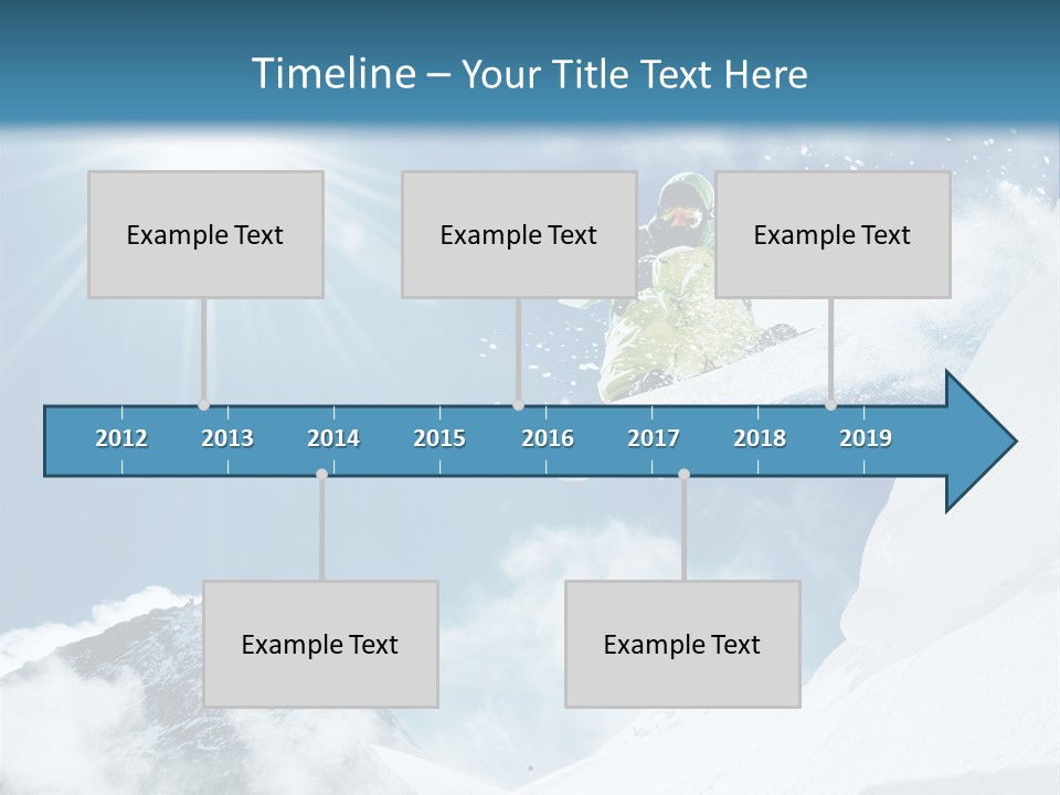 Resorts Speed Winter PowerPoint Template
