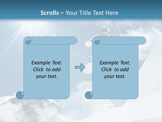Resorts Speed Winter PowerPoint Template