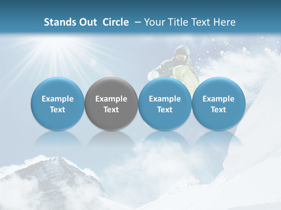 Resorts Speed Winter PowerPoint Template