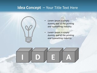 Resorts Speed Winter PowerPoint Template