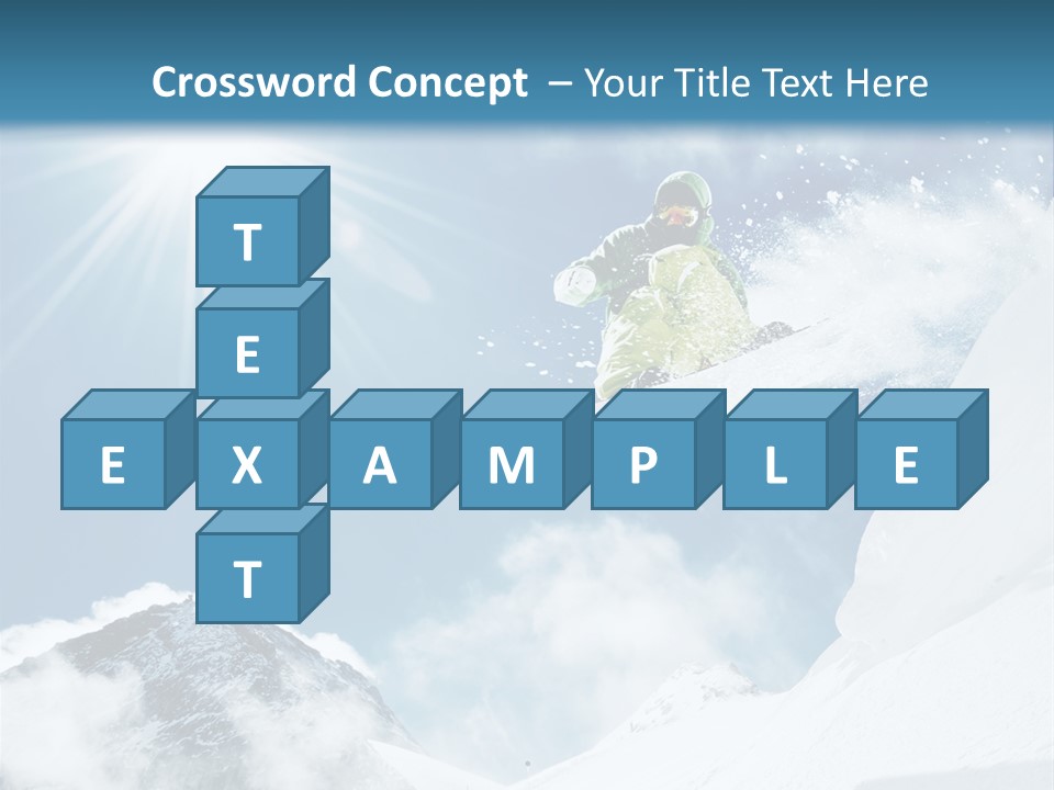 Resorts Speed Winter PowerPoint Template