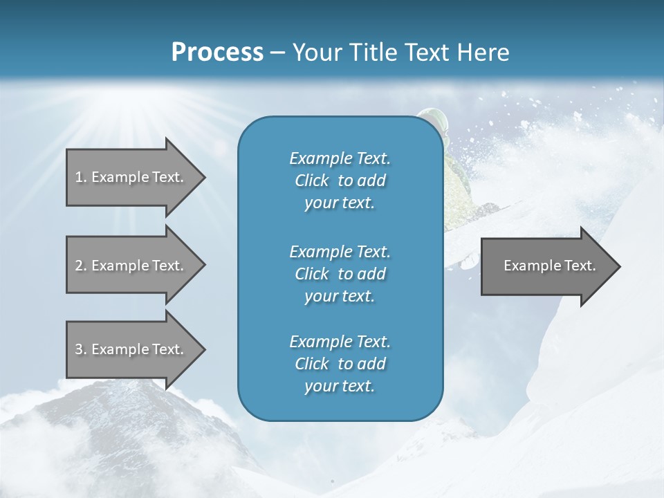 Resorts Speed Winter PowerPoint Template
