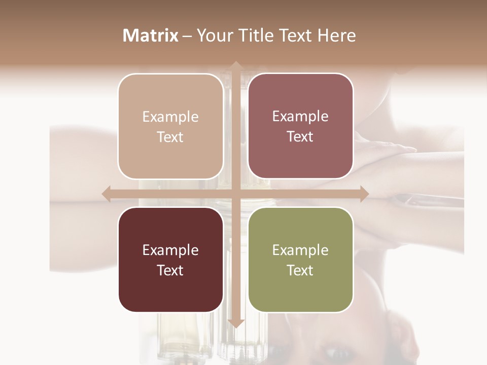 Cute Portrait Several PowerPoint Template