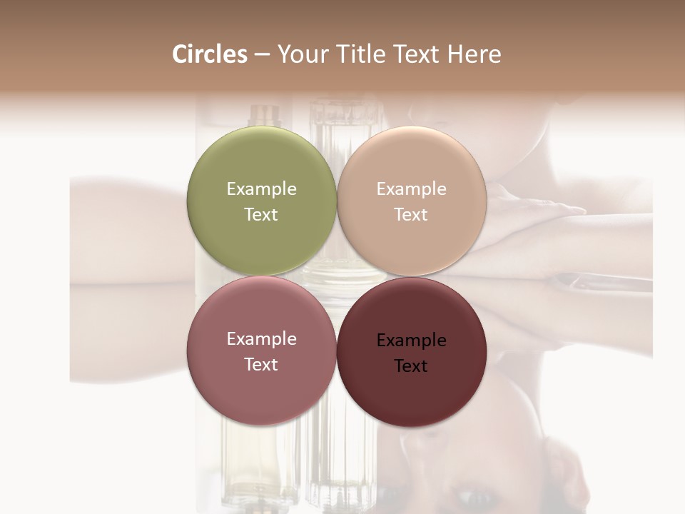 Cute Portrait Several PowerPoint Template