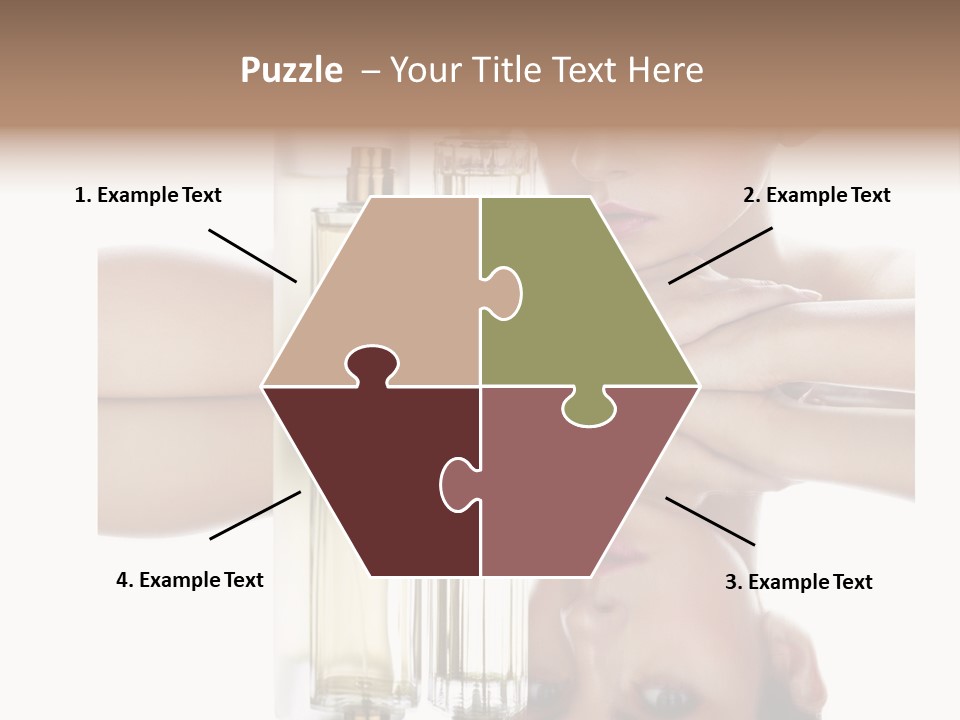 Cute Portrait Several PowerPoint Template