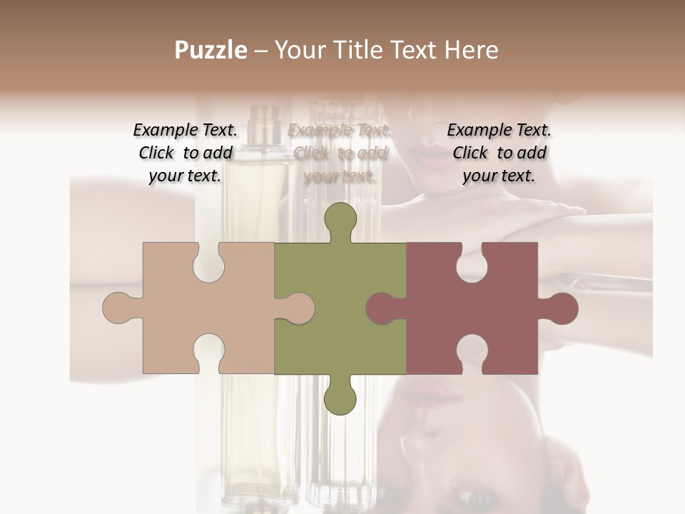 Cute Portrait Several PowerPoint Template