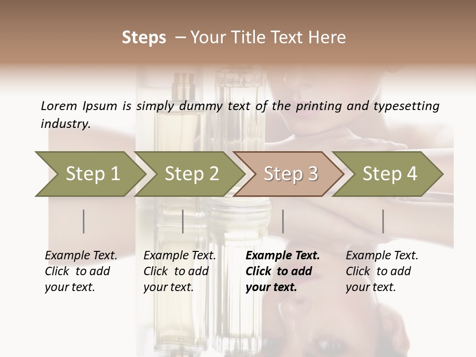 Cute Portrait Several PowerPoint Template