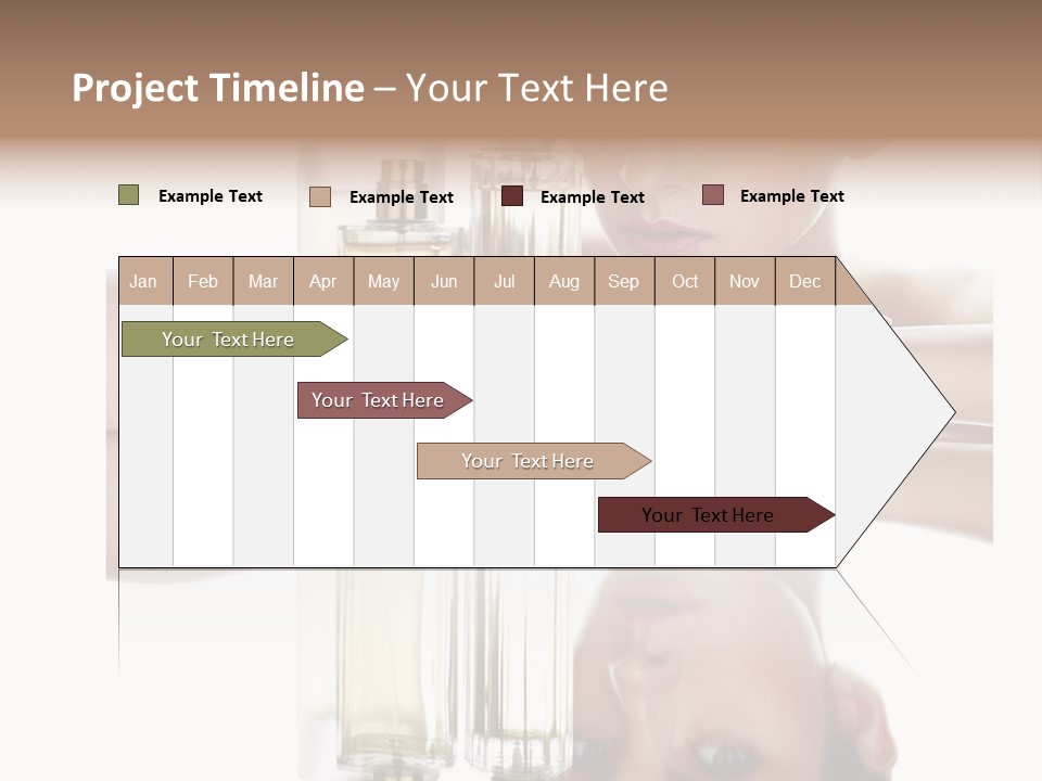 Cute Portrait Several PowerPoint Template
