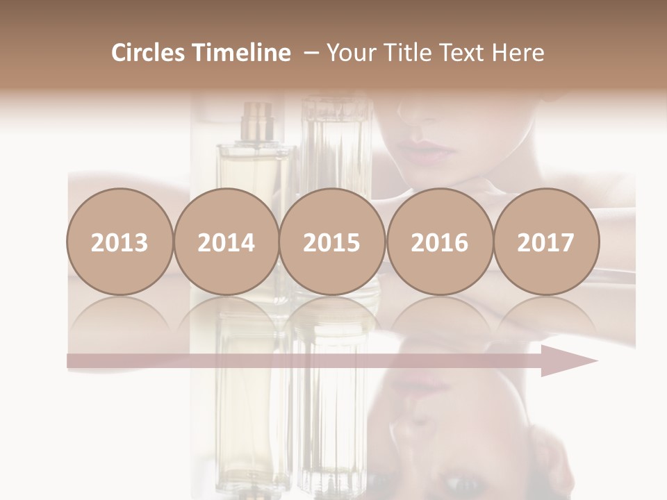 Cute Portrait Several PowerPoint Template