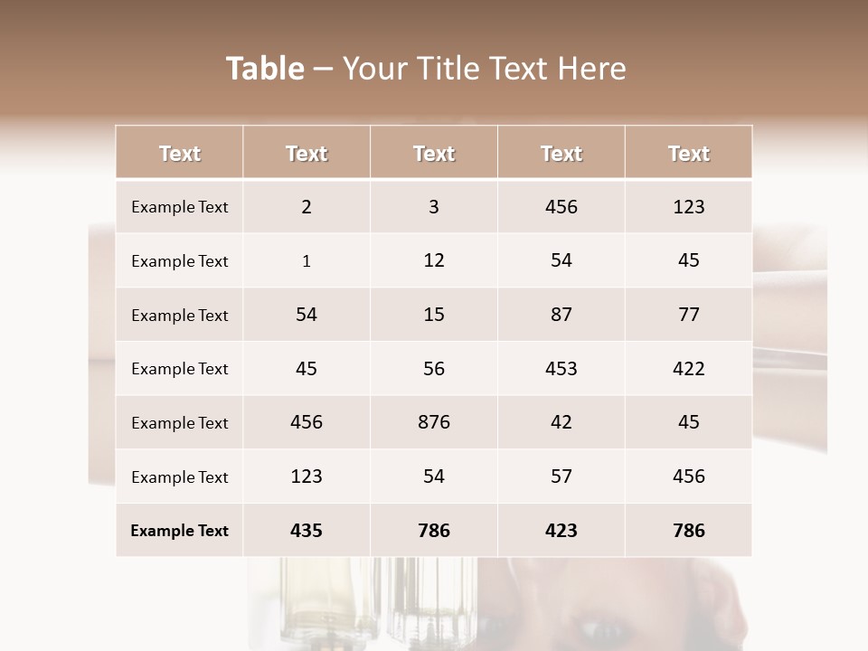 Cute Portrait Several PowerPoint Template