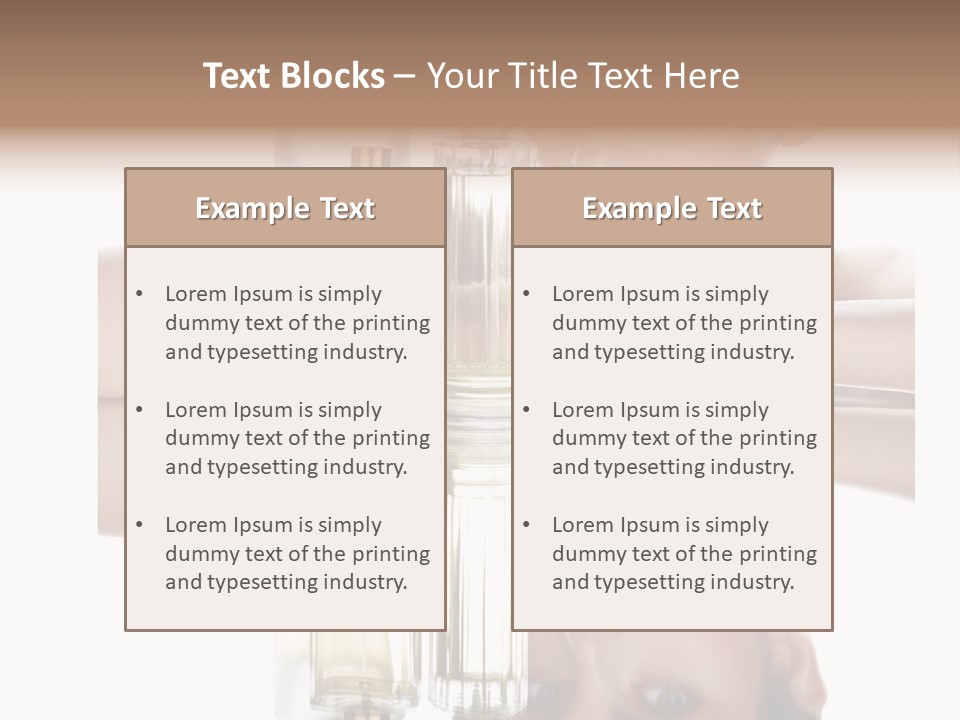 Cute Portrait Several PowerPoint Template