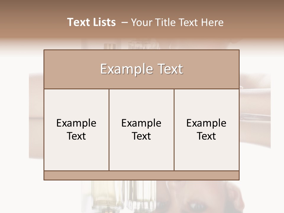 Cute Portrait Several PowerPoint Template