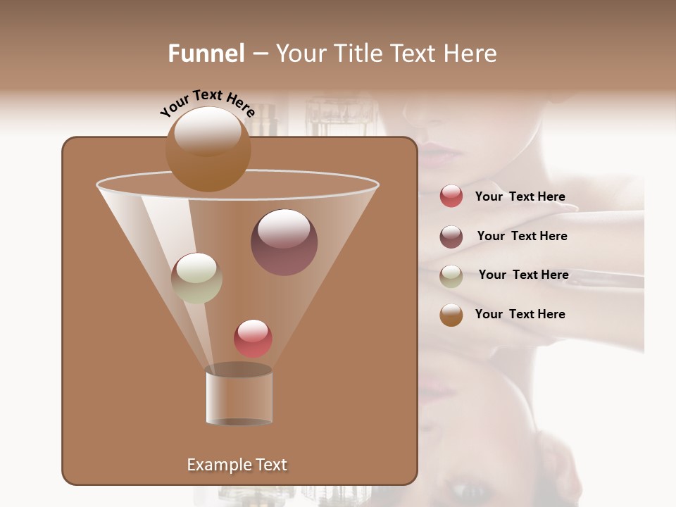 Cute Portrait Several PowerPoint Template