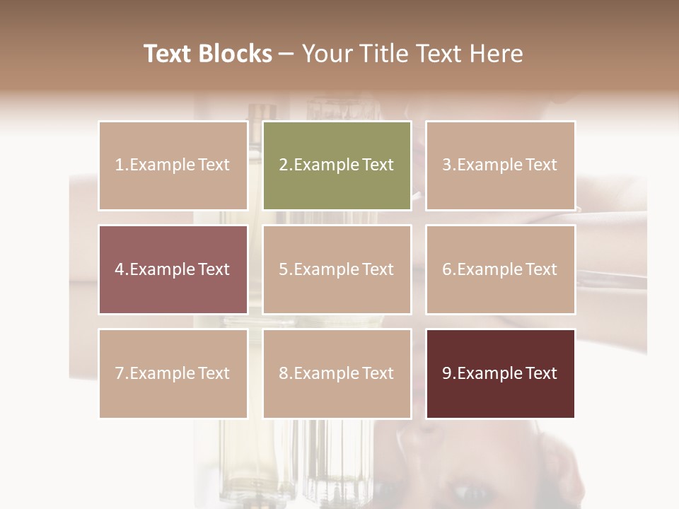 Cute Portrait Several PowerPoint Template