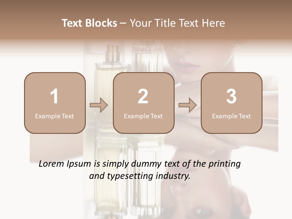 Cute Portrait Several PowerPoint Template