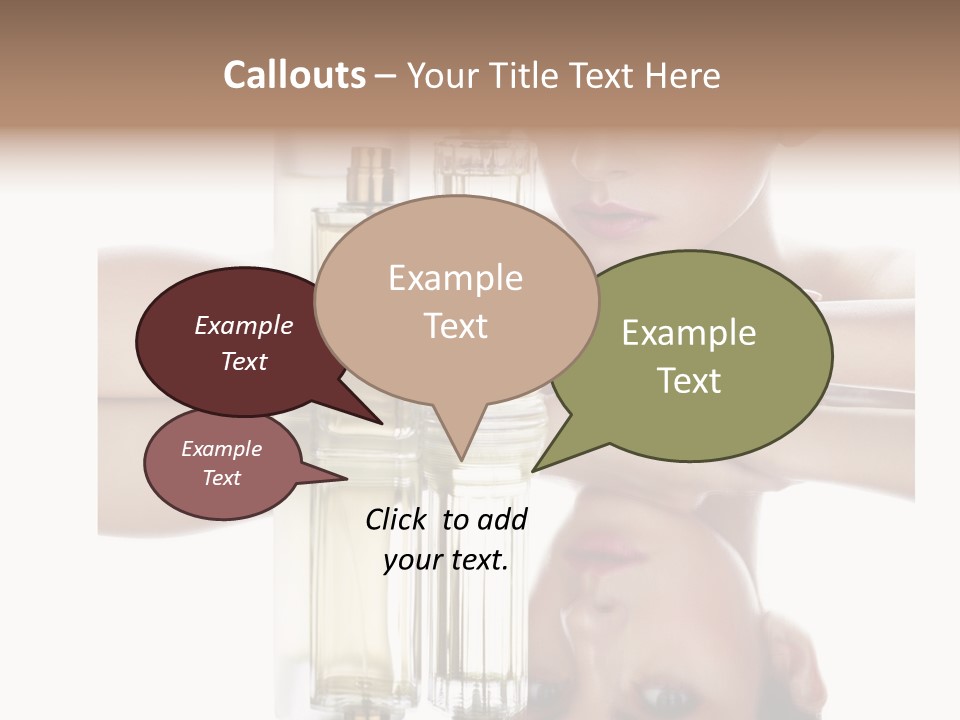 Cute Portrait Several PowerPoint Template