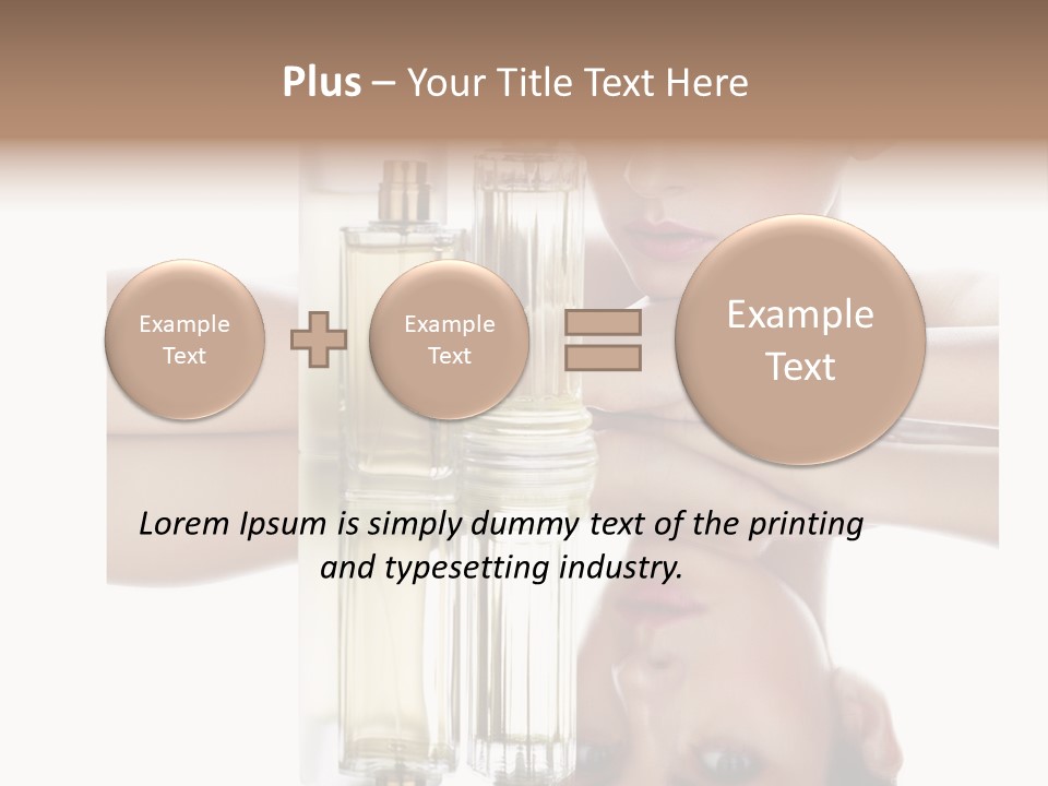 Cute Portrait Several PowerPoint Template