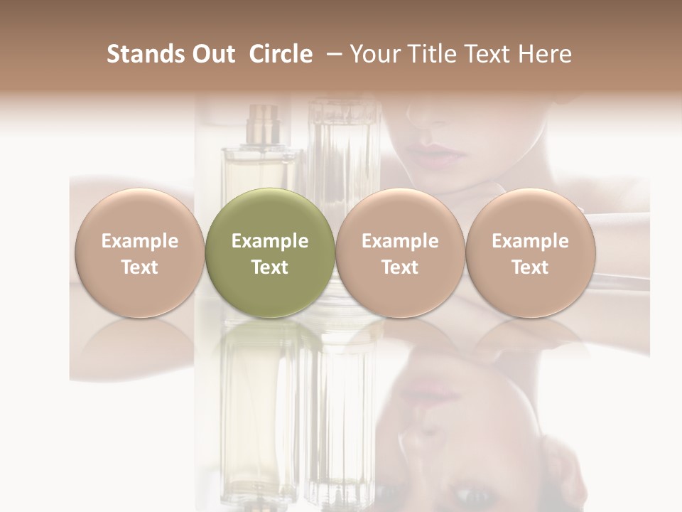 Cute Portrait Several PowerPoint Template