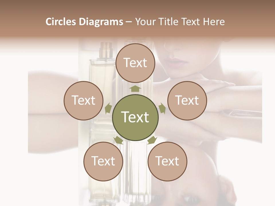 Cute Portrait Several PowerPoint Template