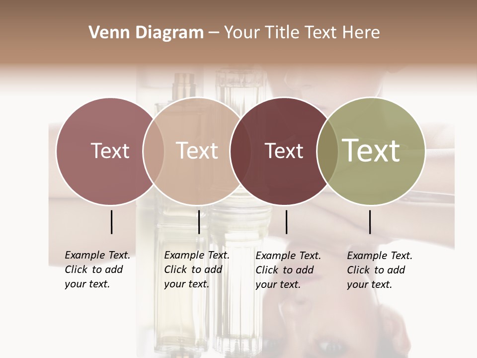 Cute Portrait Several PowerPoint Template