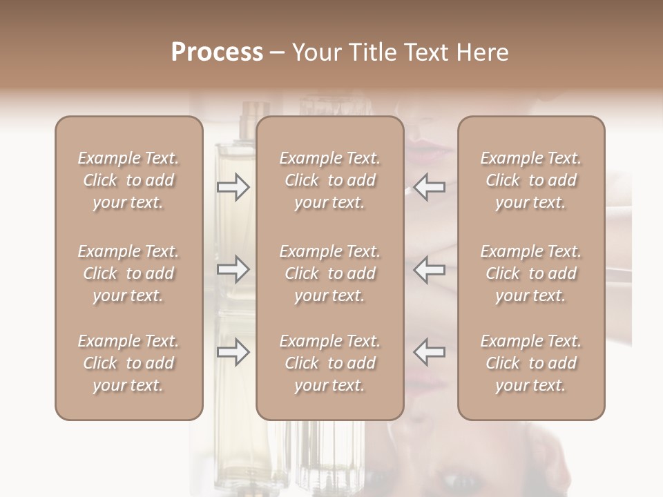 Cute Portrait Several PowerPoint Template