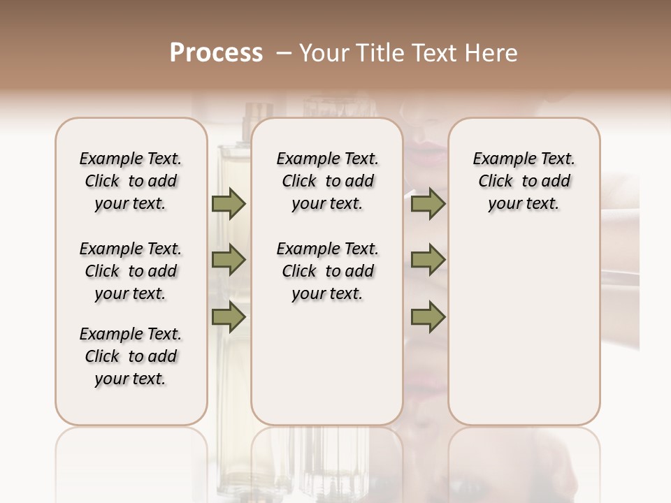 Cute Portrait Several PowerPoint Template